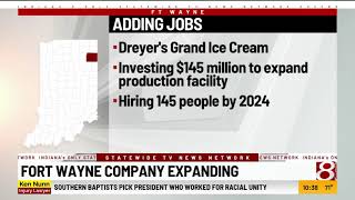 Dreyers Ice Cream investing 145M to expand Fort Wayne operations [upl. by Butterfield166]