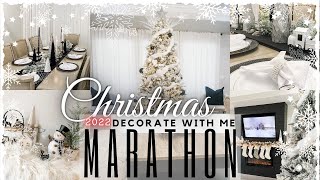 Modern Christmas Decoration Ideas 2022  White  Black Christmas Home Decor  Holiday Idea Marathon [upl. by Lalittah]