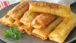 Rollitos de primavera con masa casera Receta muy fácil paso a paso [upl. by Dorsman294]