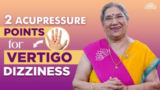 How to Quickly Stop Vertigo  Vertigo amp Dizziness Acupressure Points  Vertigo Treatment At Home [upl. by Eleahcim508]