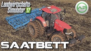 LS17  SIBBERSHUSUM MR  14  Saatbett vorbereiten  Case Puma CVX  Lemken Kompaktor 6m [upl. by Tull]