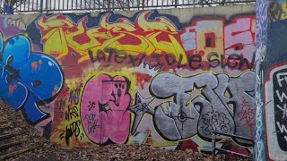 Impressive Graffiti Underpass Nottingham UK [upl. by Haleeuqa360]