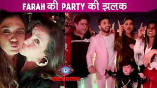 Bigg Boss 16 Farah Ki Party Me BB 16 Contestants Ne Gaya BB Anthem Dikha Masti Bhara Andaz [upl. by Kaplan]