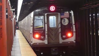 IND 8th Ave Line 34th StPenn Station A C amp D Trains WeekendGO [upl. by Nnairek]