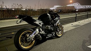 【CBR1000RR SC77】東京湾岸エリア 東雲ライコ・ゲートブリッジ・海の森 tokyo bay area ricoland gate bridge uminomori street87 [upl. by Sikko]