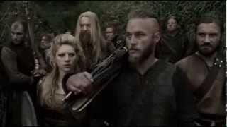 Vikings s03e07 quotParisquot  Flokis War Chant quotSkeggǫld Skálmǫld Skildir ro Klofnirquot [upl. by Okorih]