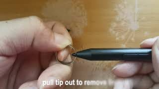 How to replace LAZARITE M pen tip [upl. by Nazay]