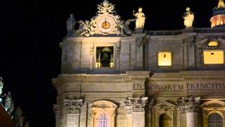 Piazza San Pietro ore 20 del 28 febbraio 2013 [upl. by Ignaz867]