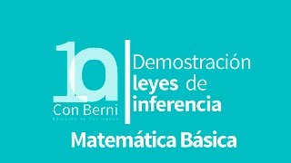 Leyes de inferencia I Demostración de 1234 [upl. by Halac]