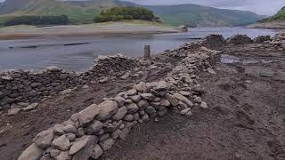 The Ruins Of Mardale Village Haweswater Cumbria 14092021 SD HD [upl. by Hameerak]