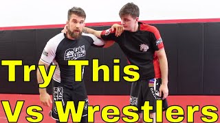 Proven BJJ Competition Strategy against a Strong Wrestler [upl. by Adnoval469]