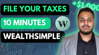 Wealthsimple tax 2024 HOW TO file tax return ONLINE free step by step  Canadian Tax RRSP [upl. by Neala440]