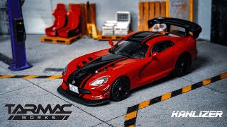 HIGHLIGHT TARMAC WORKS  Dodge Viper ACR Extreme  Red [upl. by Legnaesoj]