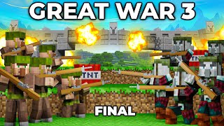 THE GREAT WAR of Villagers and Pillagers  Minecraft Story Part 3 FINAL [upl. by Down271]