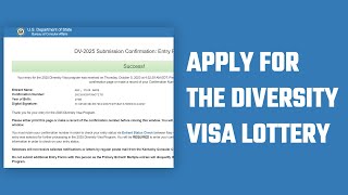 How to Apply DV Lottery 2025 Application form online  Green Card Lottery  US Immigration Update [upl. by Aikas74]