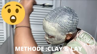 WASH AND STYLE  METHODE CLAYampLAY [upl. by Aloke]