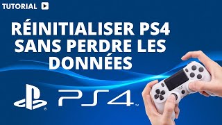 Comment réinitialiser la PS4 sans perdre les données [upl. by Aan]