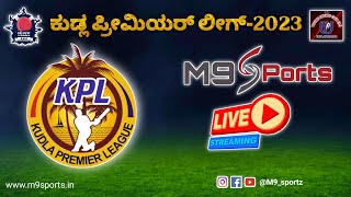 KUDLA PREMIER LEAGUE 2023  SEASON 8  FINAL DAY  LIVE FROM URWA CRICKET GROUND MANGALORE [upl. by Gonsalve]