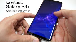 Samsung Galaxy S9 Plus Análisis de las características en 2 minutos [upl. by Annawit]