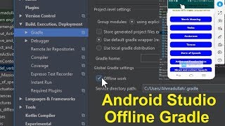 How to set Android Studio Project Gradle Offline Android Studio Not work Offline [upl. by Seroled]