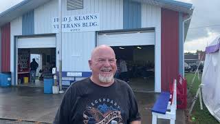 Ret MSgt Tim Chandler speaks about Veterans Soup Meal at the 2023 Ashland Count Fair [upl. by Alesiram]