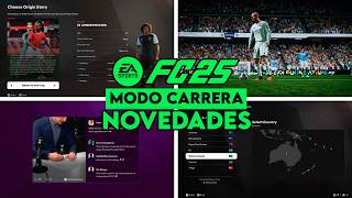 TODAS las NOVEDADES de MODO CARRERA en FC 25✅ ¿MERECE LA PENA [upl. by Orv]