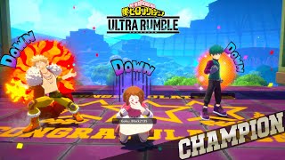 Ochaco parallel world wipes teams in Ranked My Hero Ultra Rumble [upl. by Anuahsar526]