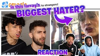 Confronting Our Biggest Hater Larray Reaction Video [upl. by Tenrag]