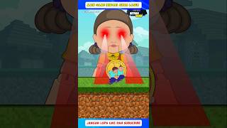 Hindari sinar laser squid game minecraft sakura short [upl. by Aihcrop]