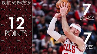 Alex Caruso 12 PTS dishing out DIMES vs Pacers  March 27 2024 [upl. by Eelam]