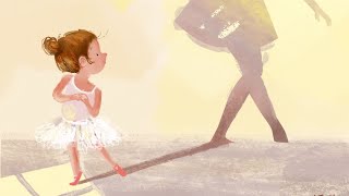 SPEEDPAINT Procreate Ballet Dreams Digital Art Demo Childrens Book Illustration [upl. by Htinnek]