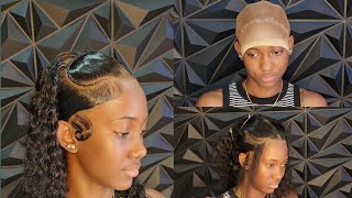 Best Bald Cap Method  How To Install Lace Frontal Wig  Baby Hair Tutorials [upl. by Otxilac]