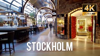 Sweden Shopping center in Stockholm Sturegallerian 4k [upl. by Germano]