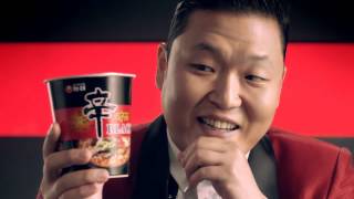 PSY x NONGSHIM TV COMMERCIAL Shin Ramyun Black CF Gangnam Style korean version [upl. by Eirrej144]