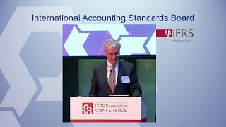 IASB Chair Andreas Barckows keynote address at the IFRS Conference 2023 [upl. by Atnom95]