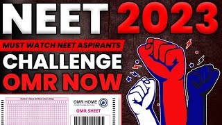 Challenge OMR NOW if YOUR Marks got DEDUCTED by NTA Guidance Video for NEET 2023 Aspirants [upl. by Ralaigh]