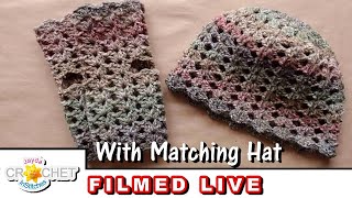 Split Shell Cloche Style Beanie Hat  Crochet Live CAL  Thursday December 14 2023 [upl. by Sybley]