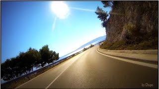 Cruising on Croatian coast  BMW K1600 GTL amp Metzeler Roadtec 01 [upl. by Euqinahc374]