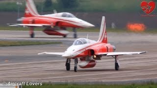 Patrouille Suisse Arrival│ILA 2014 Berlin Air Show [upl. by Siaht]