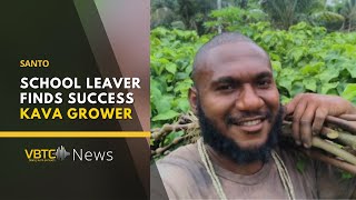 School leaver finds success as kava grower  Santo  VBTC News [upl. by Rodmur980]