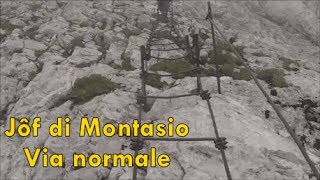 Jôf di Montasio  Via normale di Brazzà GoPro Hero3 [upl. by Ajidahk]