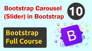 Bootstrap Carousel Slider  Bootstrap Full Course [upl. by Thay]