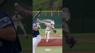 Pitcher leaves it all ON THE FIELD 🤢⚾ 324sports pitchers baseball highlights [upl. by Annie]