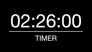 2 Hours 26 Minutes TimerCountdown with Alarm  146 Minutes [upl. by Adnirak624]