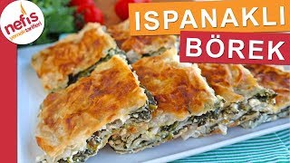 Sodalı Ispanaklı Tepsi Böreği  En pratik ıspanaklı börek yapımı [upl. by Ayital801]