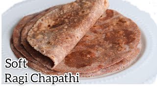 How to make Soft Ragi Chapati  Ragi Roti Easy Ragi Roti Recipe Ragi Roti Recipe millets [upl. by Aserat754]