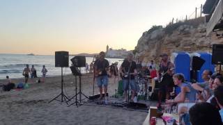 Balmins Beach Sitges Cala Balmins Saturday Live Music Beatls [upl. by Notlad70]