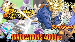 INVOCATIONS TRUNKS amp VEGETA  DRAGON BALL LEGENDS FR [upl. by Nadabb]