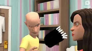 Caillou shaves her mum’s hair offgrounded BIG TIME [upl. by Lloyd764]