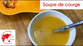 Soupe de courge cacahuète  Couverts et Baguettes [upl. by Kallista]